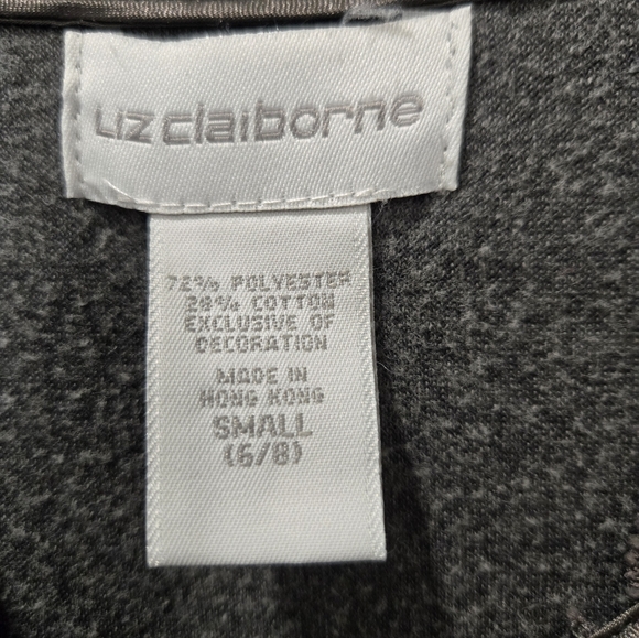 Liz Claiborne - Gray Top & Pant Set - (S/S) - Picture 4 of 6
